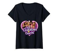 Donna Disney Channel The Cheetah Girls Characters And Logo Maglietta con Collo a V
