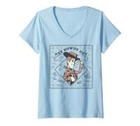 Donna Disney Pixar Toy Story 5 Hey Howdy Hey Rootin Tootin Yee Haw Maglietta con Collo a V
