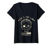 Donna Disney Pixar Toy Story Sid's Toy Lab Everybody Changes Maglietta con Collo a V