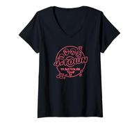 Donna Disney Pixar Turning Red 4 Town Tour Record Maglietta con Collo a V