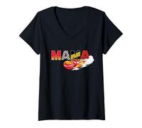 Donna Disney & Pixar's Cars Mama Birthday Gift Mother's Day Maglietta con Collo a V