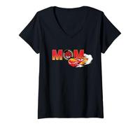 Donna Disney & Pixar's Cars Mom Birthday Gift Mother's Day Maglietta con Collo a V