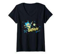 Donna Disney & Pixar's Inside Out "Best Birthday Ever!" Joy Maglietta con Collo a V