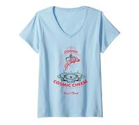 Donna Disney & Pixar's Toy Story Pizza Planet Aliens Cosmic Cheese Maglietta con Collo a V