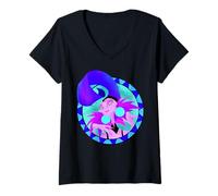 Donna Disney Villains Yzma from The Emperor's New Groove Circle Maglietta con Collo a V