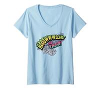 Donna Disney ZOMBIES "Hooowwwling for Cheer!" Werewolf Cheerleader Maglietta con Collo a V