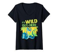 Donna Disney Zootopia 2 Gary De'Snake "It's Wild Out Here" Funny Maglietta con Collo a V