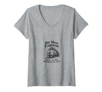 Donna Disordine Caldo Maglietta con Collo a V