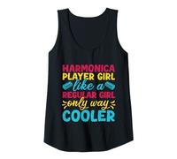 Donna Divertente Armonicista Girl Like A Regular Only Cooler Canotta