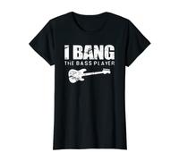 Donna Divertente Bassa Giocatore Moglie Bassista Fidanzata Band Groupie Shirt Maglietta