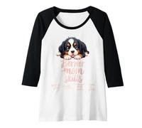 Donna Divertente Berner Mamma Cane Bernese Montagna Mama Humor Citazione Maglia con Maniche Raglan