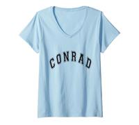 Donna Divertente Conrad Team Favorite Martha's Vineyard Vacanze estive Maglietta con Collo a V