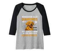 Donna Divertente cucciolo di Goldie Girls Best Friend Dog Lover Pet Owner Puppy Maglia con Maniche Raglan