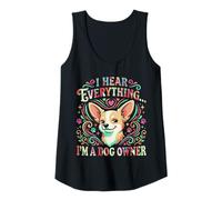 Donna Divertente Design umoristico per Le Donne Che Amano i Cani Canotta