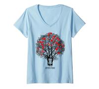 Donna Divertente Disc Golf, Stupid Tree, Frisbee Golf Invecchiato Maglietta con Collo a V