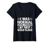 Donna Divertente Ossessione Statement Normale Maglietta con Collo a V