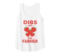 Donna Divertenti donne alla fragola di Dibs On The Farmer Canotta