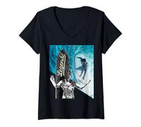 Donna Divine Surf Leggenda Maglietta con Collo a V