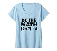 Donna Do The Math 6 7 Funny Math Teacher Do The Math 67 Meme 6-7 Maglietta con Collo a V