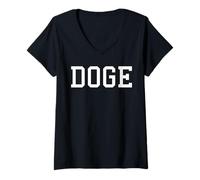 Donna Doge Maglietta con Collo a V