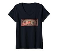 Donna Dogecoin Crypto e Doge Meme Moneta per Dogecoin Meme Maglietta con Collo a V