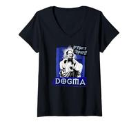 Donna Dogma Prepare Thyself Buddy Christ Poster Maglietta con Collo a V