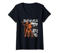 Donna Dogma Prepare Thyself Photo Collage Maglietta con Collo a V