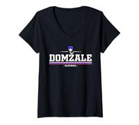 Donna Domzale Slovenia Maglietta con Collo a V