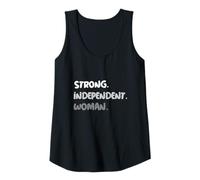 Donna Donne indipendenti Forti firmano per Una Ragazza Indipendente Forte Canotta