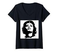 Donna Donne Rivoluzionarie, Rivoluzione, Cuba, L'Avana Maglietta con Collo a V