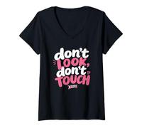 Donna Don't Look, Don't Touch - Married in a Relationship Women's Maglietta con Collo a V