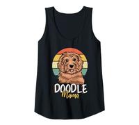 Donna Doodle Mama Cute Dog Lover, Regalo retrò per Cuccioli Canotta