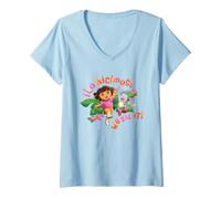 Donna Dora The Explorer Lo Hicimos! We Did It! Maglietta con Collo a V