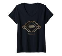 Donna Downton Abbey: The Grand Finale Layer Cake of Strangers Maglietta con Collo a V