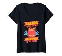 Donna Dragonboat Dragonboat Caller Is My Name Drummer Is My Game Maglietta con Collo a V