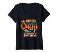 Donna Dramma coreano K-drama Serie di film Corea del Sud Fan Divertente Maglietta con Collo a V