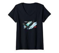 Donna DreamWorks Dragons Hiccup and Toothless Conquer the Skies Maglietta con Collo a V