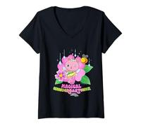 Donna DreamWorks Gabby’s Dollhouse Magical Kindergartener Maglietta con Collo a V