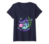 Donna DreamWorks Gabby’s Dollhouse Mermazing First Grader Maglietta con Collo a V