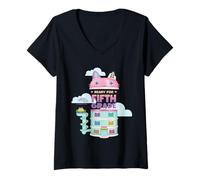 Donna DreamWorks Gabby’s Dollhouse Ready for Fifth Grade Maglietta con Collo a V
