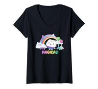 Donna DreamWorks Gabby’s Dollhouse The Movie Magical Day Maglietta con Collo a V