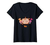 Donna DreamWorks Trolls Get This Party Pumpkin Maglietta con Collo a V