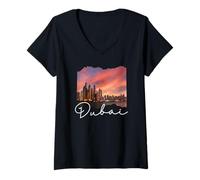 Donna Dubai Maglietta con Collo a V