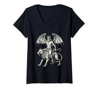 Donna Duca delle Ombre Astaroth Maglietta con Collo a V