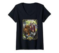 Donna Dungeons & Dragons 2024 Ranger Key Art Maglietta con Collo a V