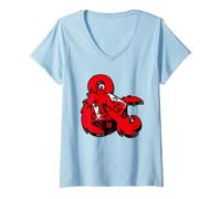 Donna Dungeons & Dragons D&D D20 - Dadi Halloween Maglietta con Collo a V