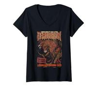 Donna Dungeons & Dragons Demon Prince of Rock & Roll Demogorgon Maglietta con Collo a V