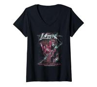 Donna Dungeons & Dragons Vecna Lightning Rock Band Maglietta con Collo a V