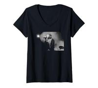 Donna Duran Duran Simon Le Bon Big Live Thing Tour 1988 Maglietta con Collo a V
