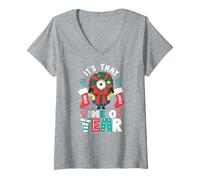 Donna È Quel Periodo dell'anno Kevin Stuart Minion Maglietta con Collo a V